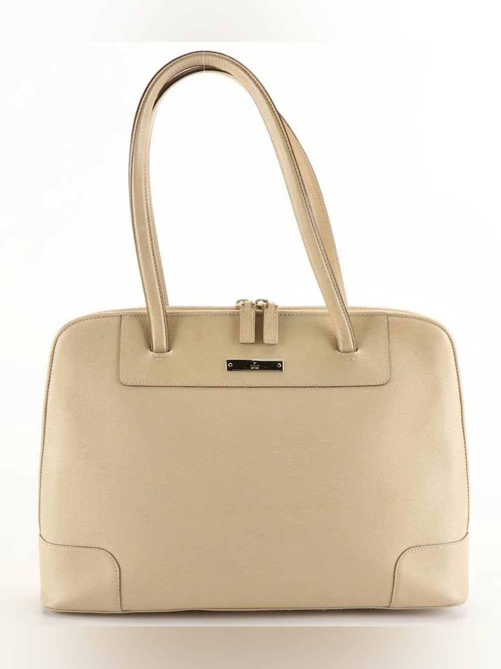 Gucci Vintage Tan Leather Tote Shoulder Bag